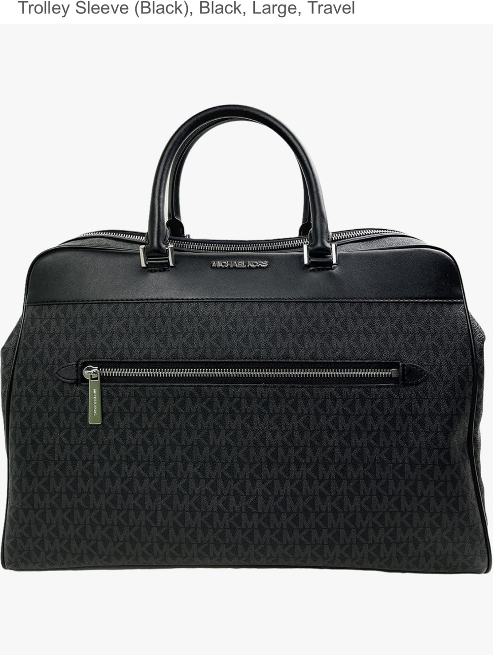 Michael Kors Black Logo Travel Briefcase